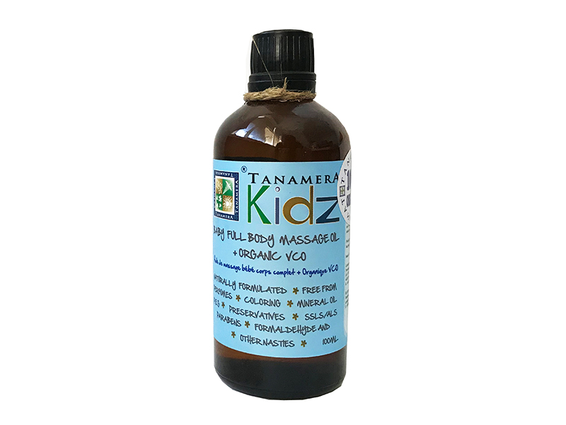 Детское массажное масло для всего тела TANAMERA KIDZ – BABY FULL BODY MASSAGE OIL 100ML фото